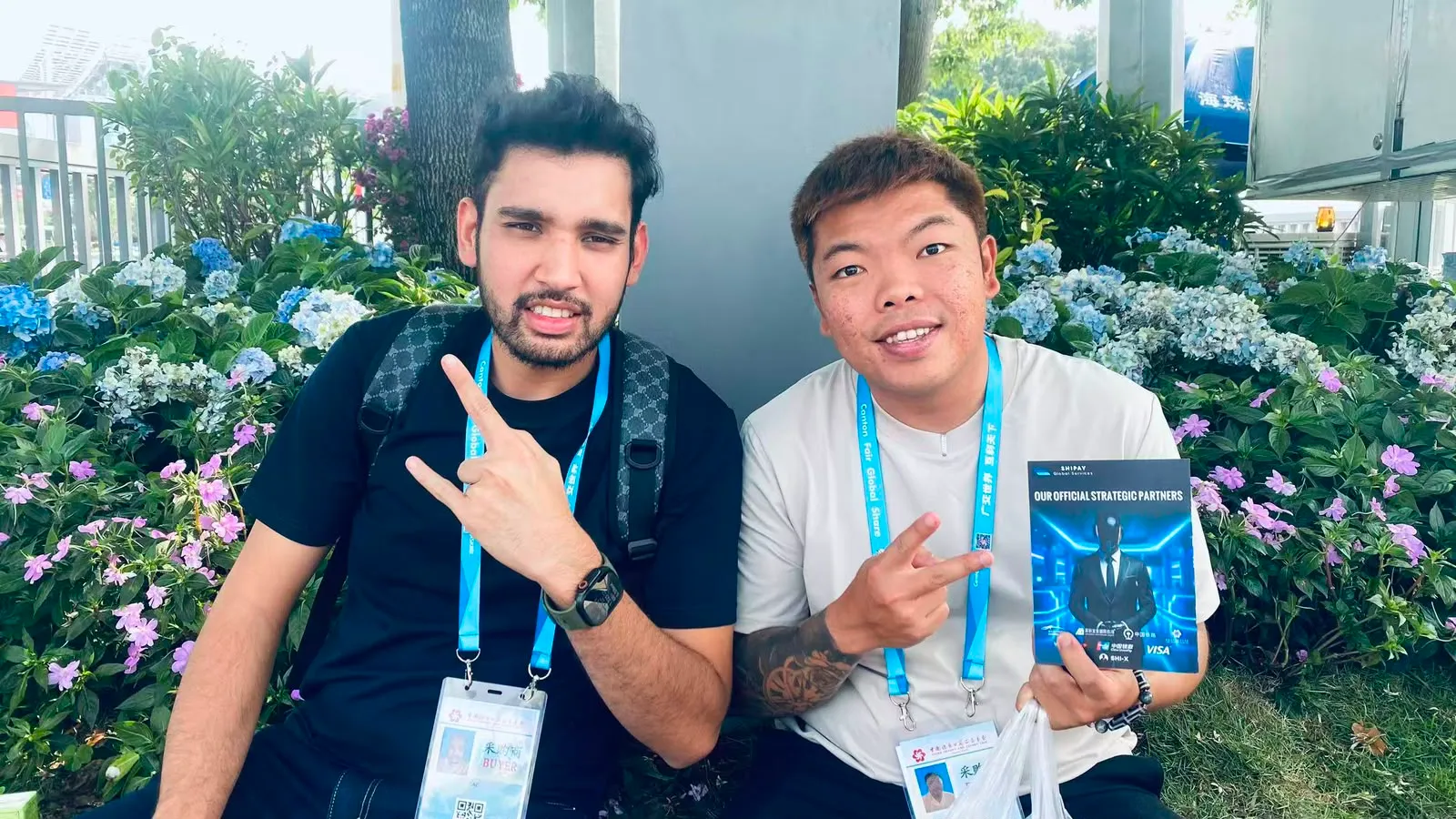 A Shipay visitor conversation at Canton Fair